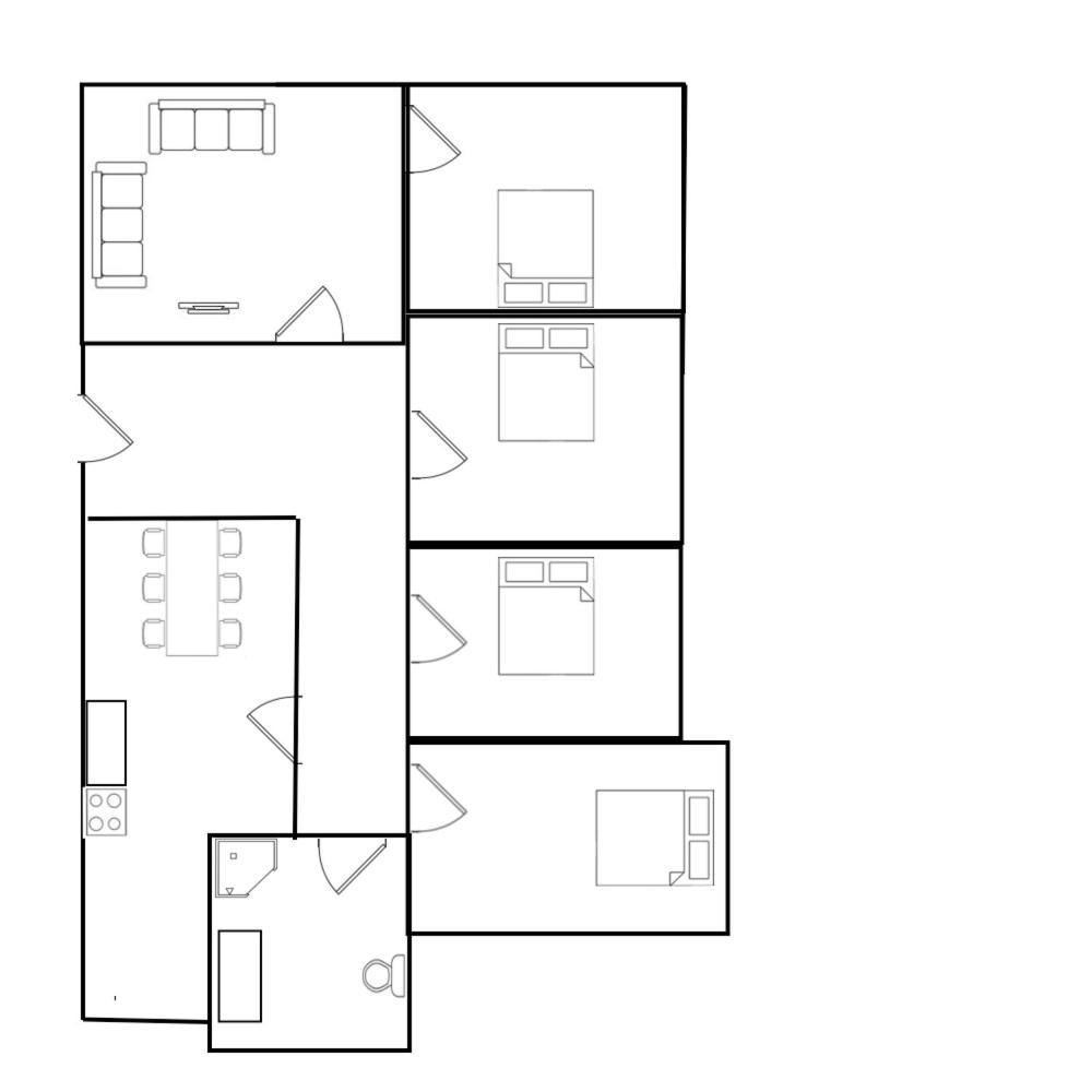 Large Apartment With 4 Bedrooms In København Eksteriør billede
